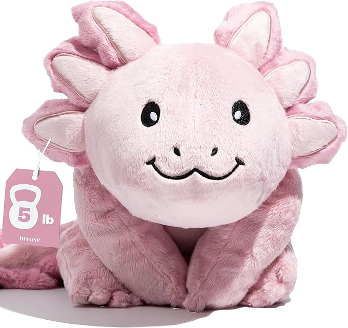 Pink Axolotl Dragon Stuffed Animal